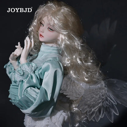 Qadir Bjd Doll 1/4 Muxi Body Haniel Wings Princess Beauty Battle Angel Knight Fairy of Angel FullsetB Joybjd