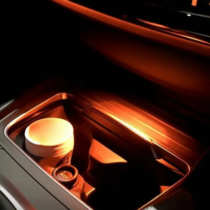 Car ashtray ambient light for BMW F30 F31 F32 F33 F34 F36 F80 3 4 Series Central Cup Holder Ashtray Ambient Light Upgrade Lamp