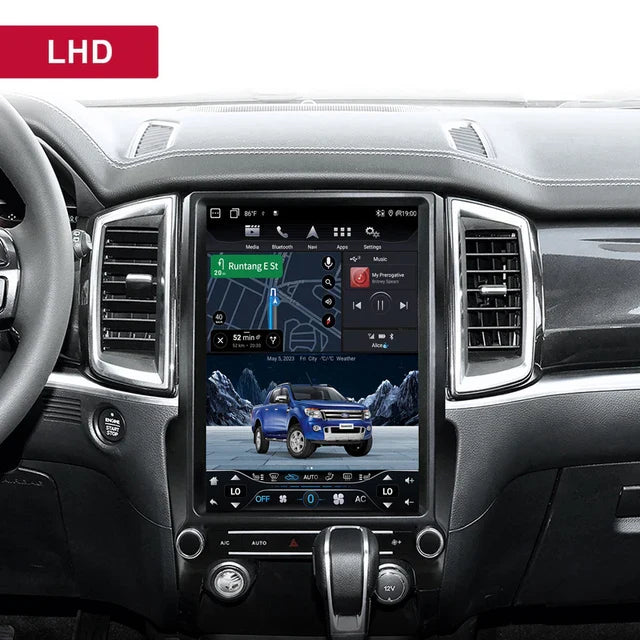 For Ford Ranger 2015 2016 2017 2018 - 2020 Android 13 Carplay Radio Player Car GPS Navigation Multimedia Head Unit Car Stereo