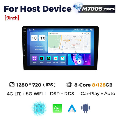 Navifly 7862S Android All In One Universal 9" 10" Car Radio Multimedia Video Player GPS Stereo For Volkswagen Nissan Hyundai Kia