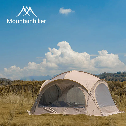 Mountainhiker Outdoor Camping Dome Autumn Winter Tent Travel Outdoor Leisure Picnic Round Canopy Awning Camping Shelters