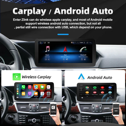 8 Core Android System Car GPS Navi Screen For Mercedes W212 2009-2016 WIFI SIM 8+128GB BT Carplay IPS Screen Multimedia Player