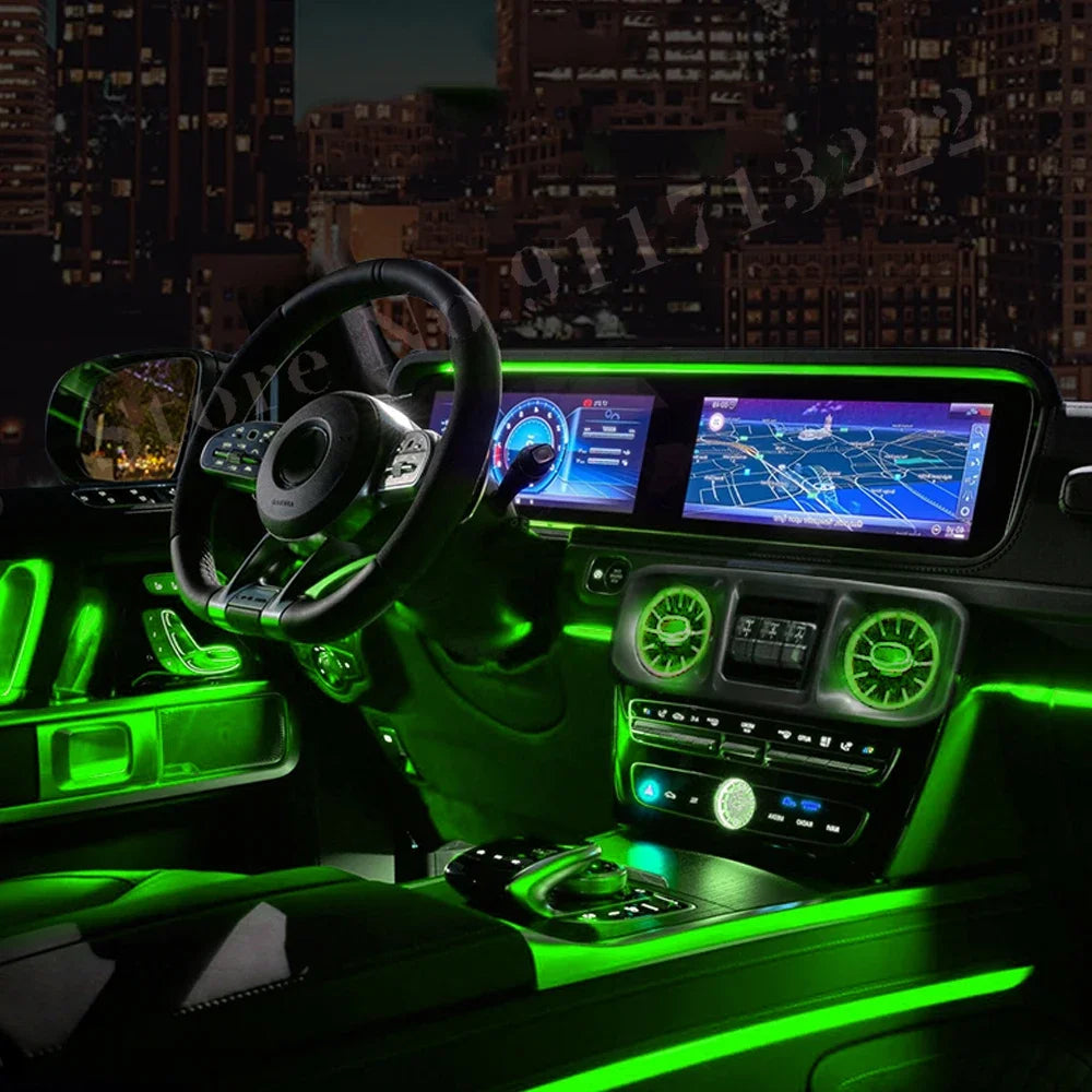 For Mercedes-Benz G-Class W464 8/64-color atmosphere lamp luminous turbine air outlet atmosphere lamp interior modification