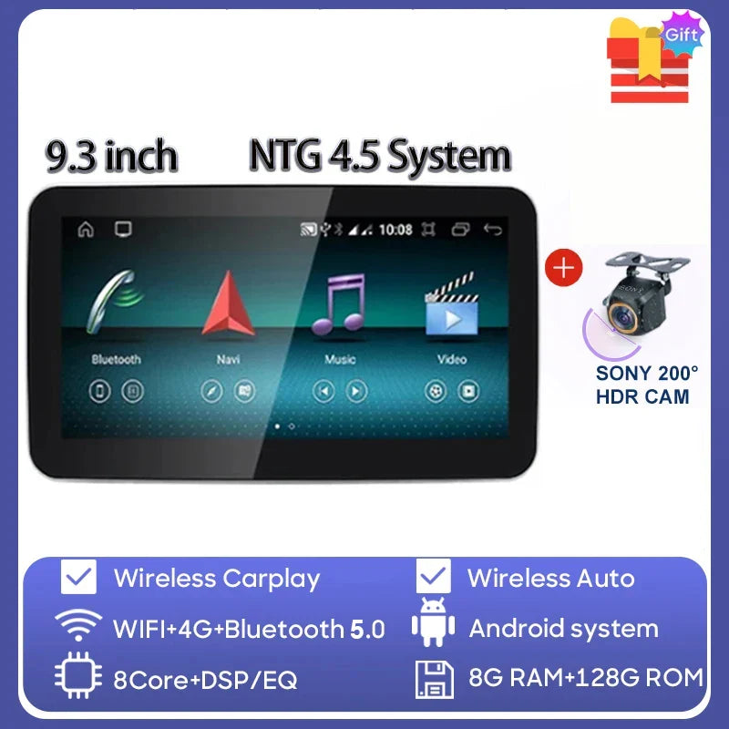 For Mercedes Benz ML GL W166 X166 2012 - 2015 Android CarPlay 4G WIFI Car DVD Radio GPS Navigation Multimedia Player HD Screen