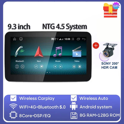 For Mercedes Benz ML GL W166 X166 2012 - 2015 Android CarPlay 4G WIFI Car DVD Radio GPS Navigation Multimedia Player HD Screen