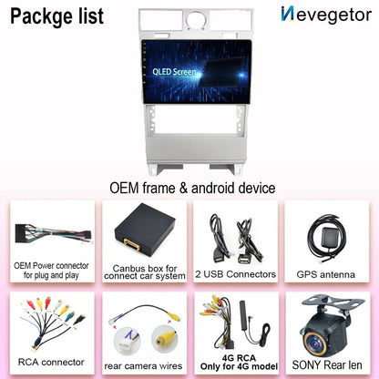 7862 Car Android 14 For Lincoln Navigator 2003 - 2009 Carplay Autoradio Multimedia Video Player Navigation GPS Auto No 2din DVD