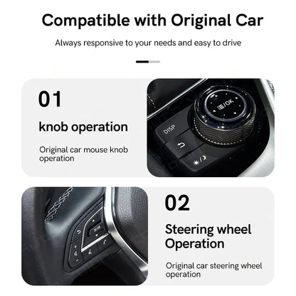YolanAuto Wireless CarPlay Android Auto Module for Infiniti Q50 Q50L Q60 QX50 Aftermarket Car Upgrade Retrofit Kit