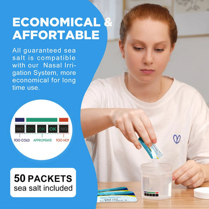 Electric Nasal Irrigation System with 50 SaltPods Nasal Irrigator Nose Washer Sinus Rinse Cleaner Congestion Relief Device power tools