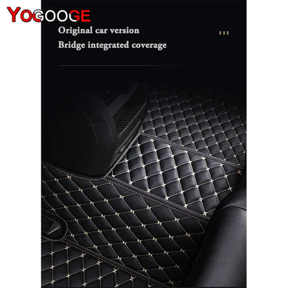 YOGOOGE Custom Car Floor Mats For Infiniti G G25 G35 G37 Auto Carpets Foot Coche Accessorie
