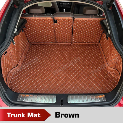 For Volkswagen VW ID.6 CROZZ、ID.7 VIZZION Auto Full Coverage Trunk Mat Car Protective Pad Cargo Liner Interior Accessories