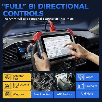 XTOOL D7 V2.0 OBD2 Scanner Automotivo Car Diagnostic Tool OBD 2 Scanner Active Test Code Reader Key Programming Tool 36+ Reset