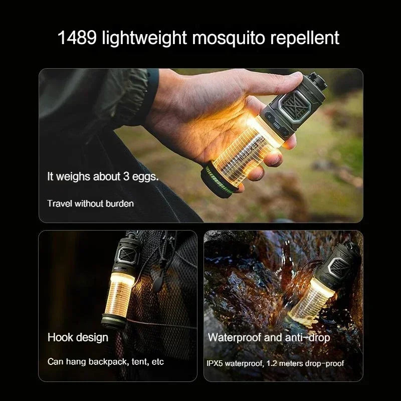 FLEXTAIL Tiny Repel S 2-in-1 Mosquito Repellent Wireless Portable Mosquito Killer Repellent Outdoor Camping Fishing Hiking Tents