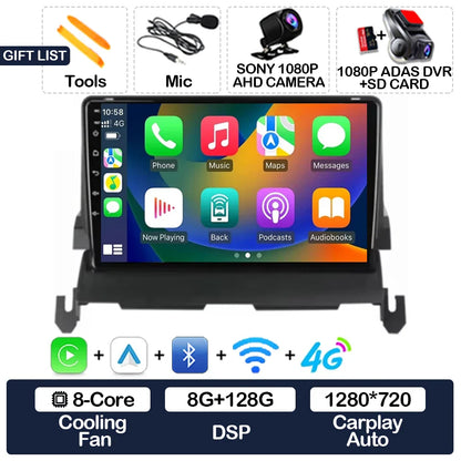 Android 15 Car Radio For Dodge Journey 2009 - 2012 Multimedia Stereo Video Player Qualcomm Head Unit 2DIN 4G LTE 5G WIFI QLED BT
