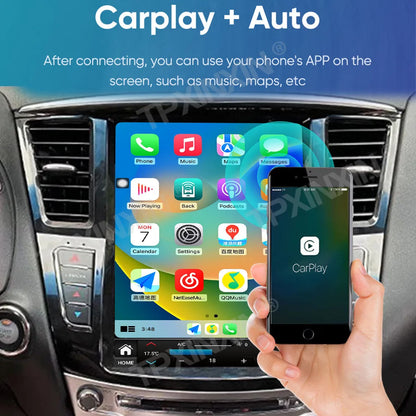 Carplay Android For Infiniti QX60 JX35 2014 2015 2016 2017 2018 2019 GPS Navi Player Automotive Multimedia stereo IPS Head Unit