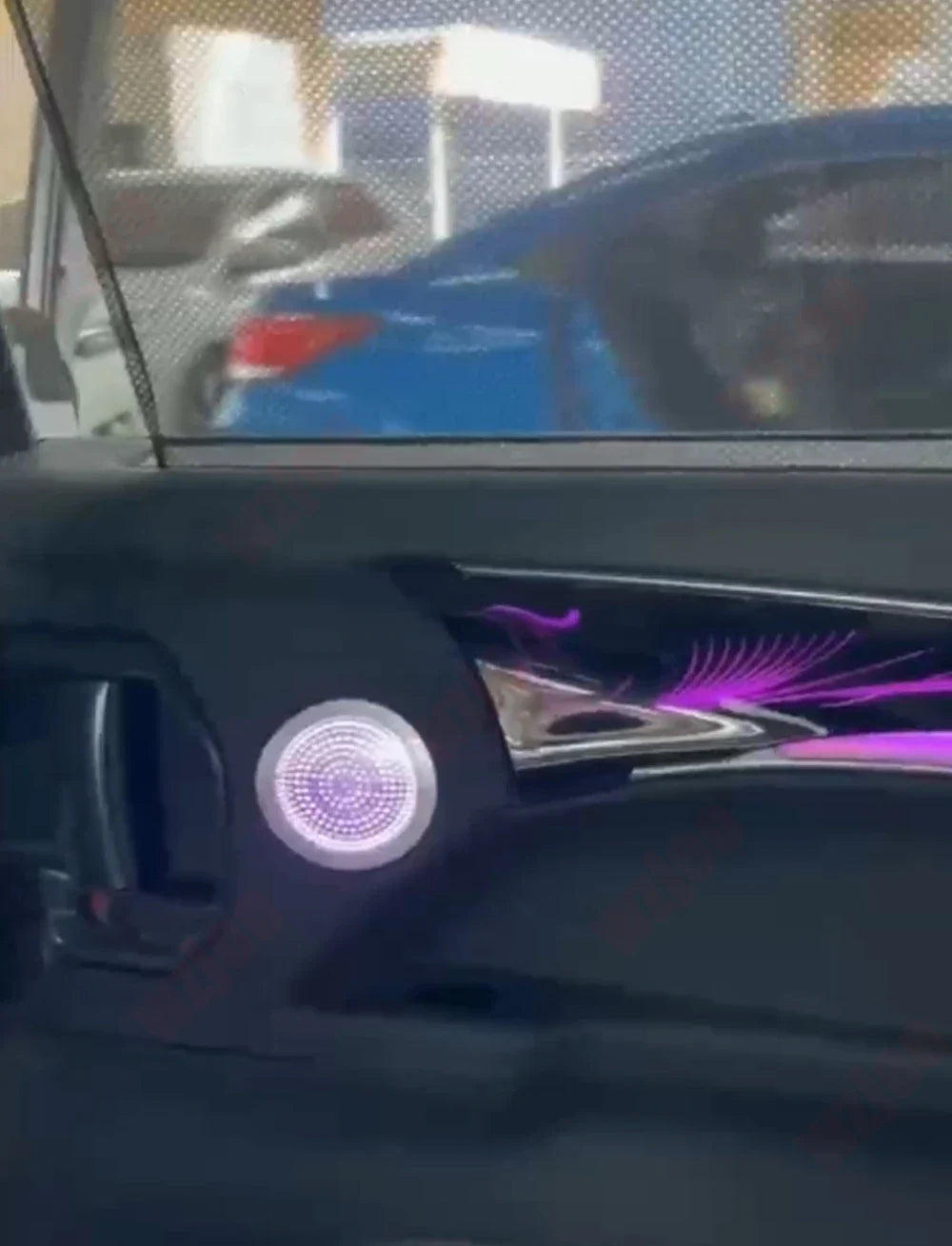 Car Ambient Light Fit for Toyota Sienna 2021-2024 Active Flow Led Car Rear Door Outline Light Lamp 64 Colors Ambient Light