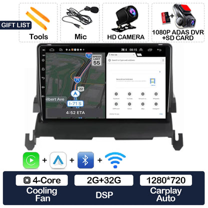 Android 15 Car Radio For Dodge Journey 2009 - 2012 Multimedia Stereo Video Player Qualcomm Head Unit 2DIN 4G LTE 5G WIFI QLED BT
