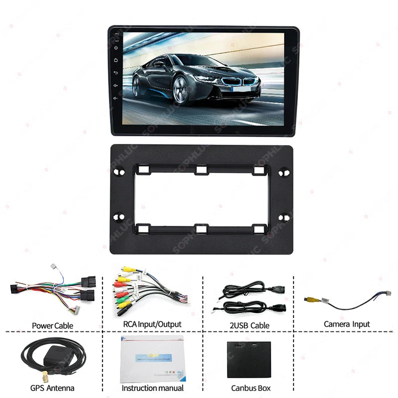 Sophluc 9 inch Android 13 Wireless Carplay for Saab 95 2005-2011 Special Stereo Radio GPS Navi MP5 BT DSP EQ Multimedia Player