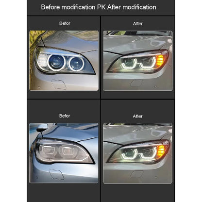 7 Series F01 F02 Upgrade Headlight for BMW 2009-2015 740i 730i 735i LED Head Lamps DRL Dynamic Turn Signals Projector Lens Light