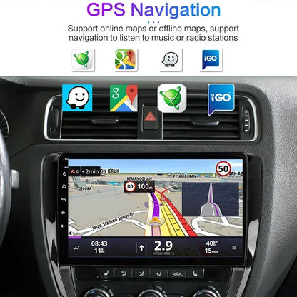 Car Radio for VW Volkswagen Jetta 6 2011-2018 Multimedia 2 Din Android 14 Video Player Navigation GPS DSP Carplay BT Head Unit