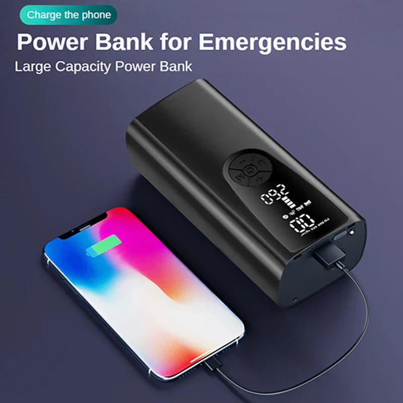 8000mAh Portable Car Air Compressor 12V 150PSI Electric Cordless Tire Inflator Pump for Motorcycle Bicycle Boat AUTO Tyre Balls power tools