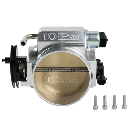 Sliver 102mm Billet Throttle Body with TPS IAC Sensor for Car For GMC Gen LS1 LS2 LS3 LS6 LSX for Car