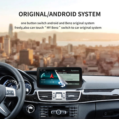 8 Core Android System Car GPS Navi Screen For Mercedes W212 2009-2016 WIFI SIM 8+128GB BT Carplay IPS Screen Multimedia Player