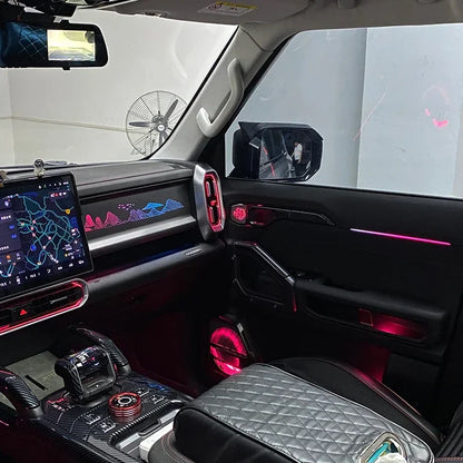 For Jetour Traveler T2 2023-2024 Car Co-pilot Light Panel Special Ambient Light Modification full Color Car Interior Accessories