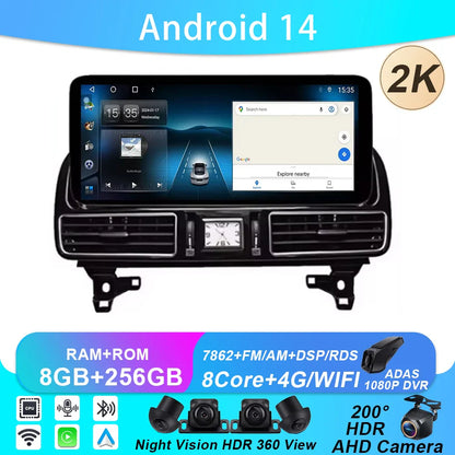 Android 14 Radio For Mercedes Benz ML GL GLE GLS W166 X166 2012-2019 12.3” 4.5NTG 5.0NTG Car Raido Multimedia Video Player GPS