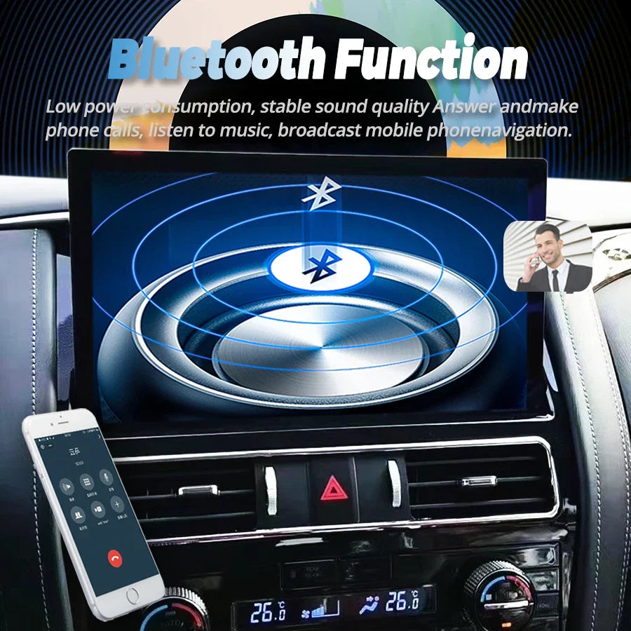 Car Radio For Nissan Patrol Y62 2012-2022 Infiniti QX80 QX56 2010-2022 Android 14 GPS Navi Multimedia Player 4G CarPlay HeadUnit