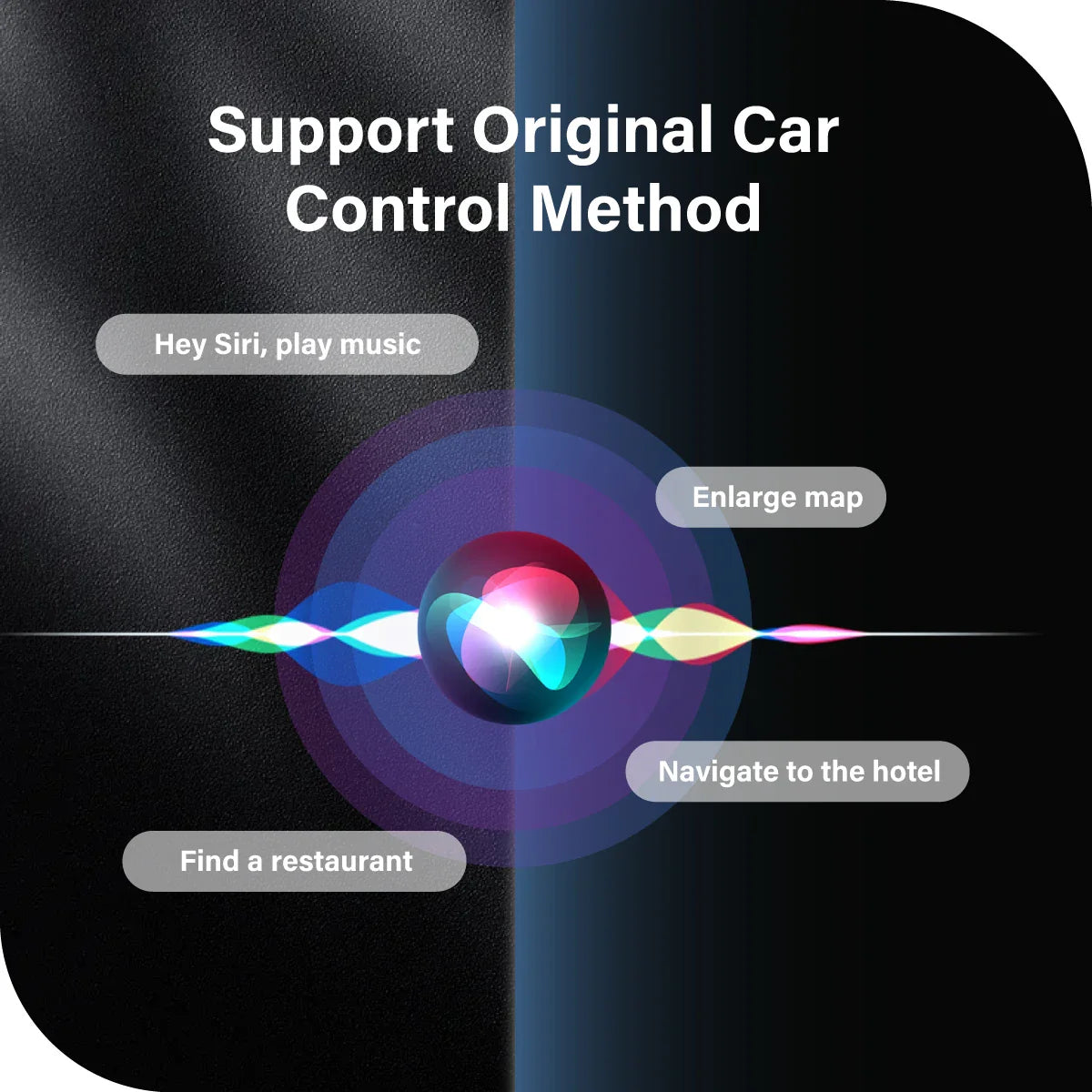 Wireless Carplay for Audi A4 B8 A5 Q5 2009-2015, Support Apple Carplay Android Auto AirPlay Mirroring Rear Camera USB Player