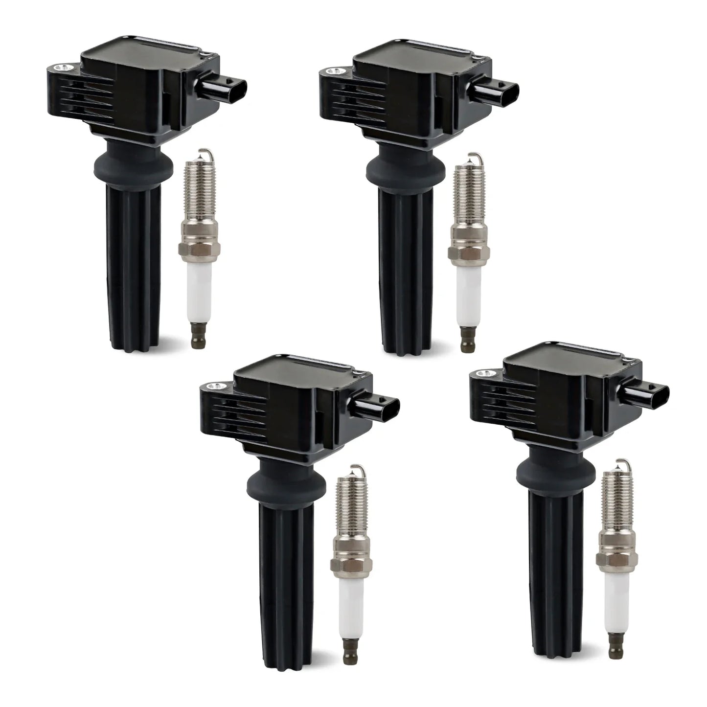 4PCS High Quality Ignition Coils OEM UF670 For ford Lincoln 2013-2019 With Spark Plug