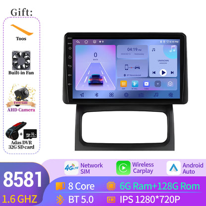 Android 14 Auto For Renault Clio 2 BB CB 2001-2012 Wireless Apple BT Carplay Car Radio Multimedia Touch Stereo 2K QLED Screen