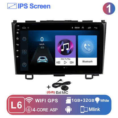 LEHX Pro 5G WIFI 8 Core Android 14 2 Din Autoradio Car Radio Multimedia Player For Honda CRV CR-V 2006-2011 Carplay gps dvd QLED