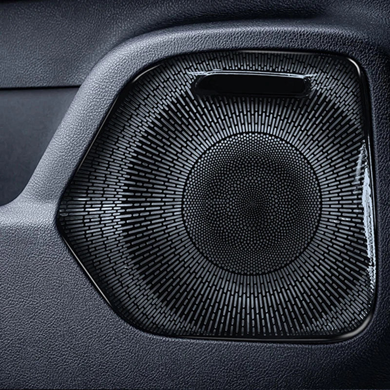 Car styling Audio Speaker Auto Door Loudspeaker decoration Covers Stickers for Lincoln Corsair 2018-2020 Interior Accessories