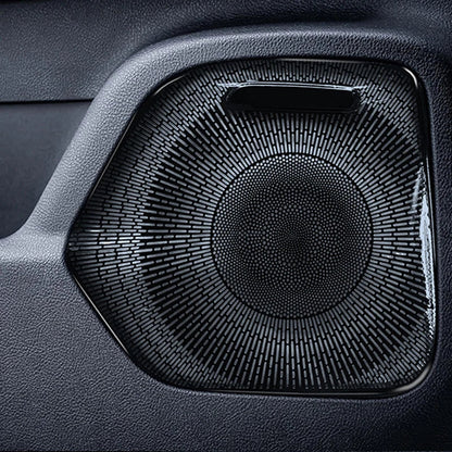 Car styling Audio Speaker Auto Door Loudspeaker decoration Covers Stickers for Lincoln Corsair 2018-2020 Interior Accessories