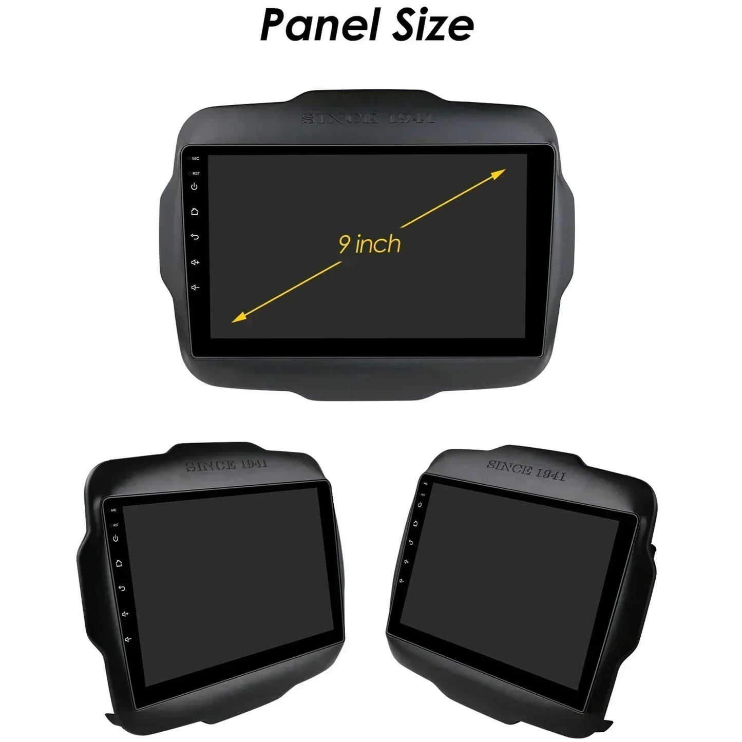 7862 Carplay 4G-LTE 9" Car Radio Android for Jeep Renegade 2016-2020 Multimedia Player Navigation GPS 2 Din Stereo DSP Autoradio