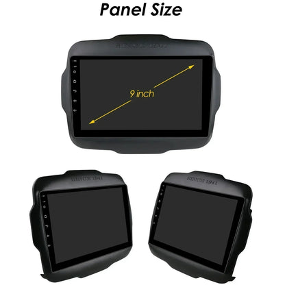 7862 Carplay 4G-LTE 9" Car Radio Android for Jeep Renegade 2016-2020 Multimedia Player Navigation GPS 2 Din Stereo DSP Autoradio