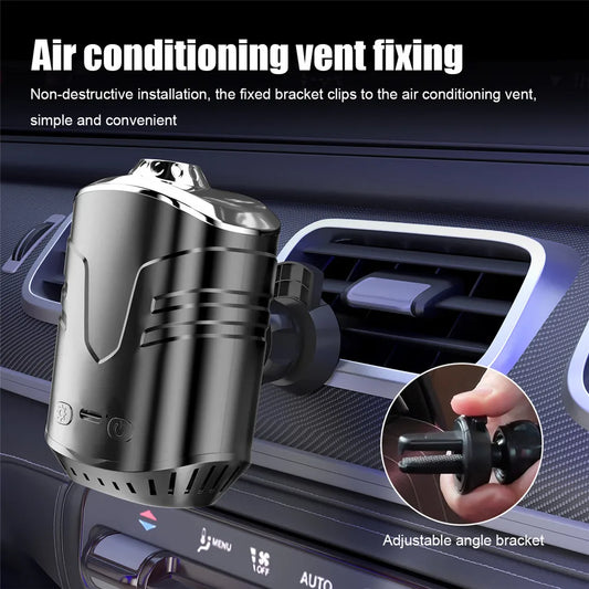 Car Air Freshener Starry Sky Top With Multi-Function Aromatherapy LED Ambient Light Essential Freshener Diffuser Accessories