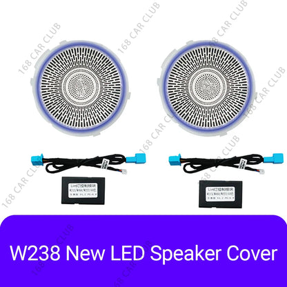 LED Air Vents 3D/4D Rotate Tweeter Speaker For Mercedes Benz W213 W238 E53 E63 E-Coupe Car 64 Colours Lnterior Decorative Lights
