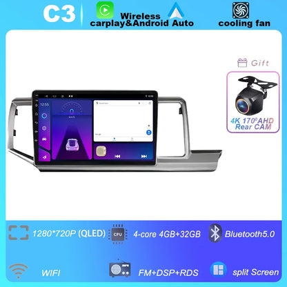 Android 14 Car Radio for Honda Stepwgn 2.0 RK 2009-2013-2015 Multimedia Video GPS Player BT Carplay 2din Navigation NO 2din