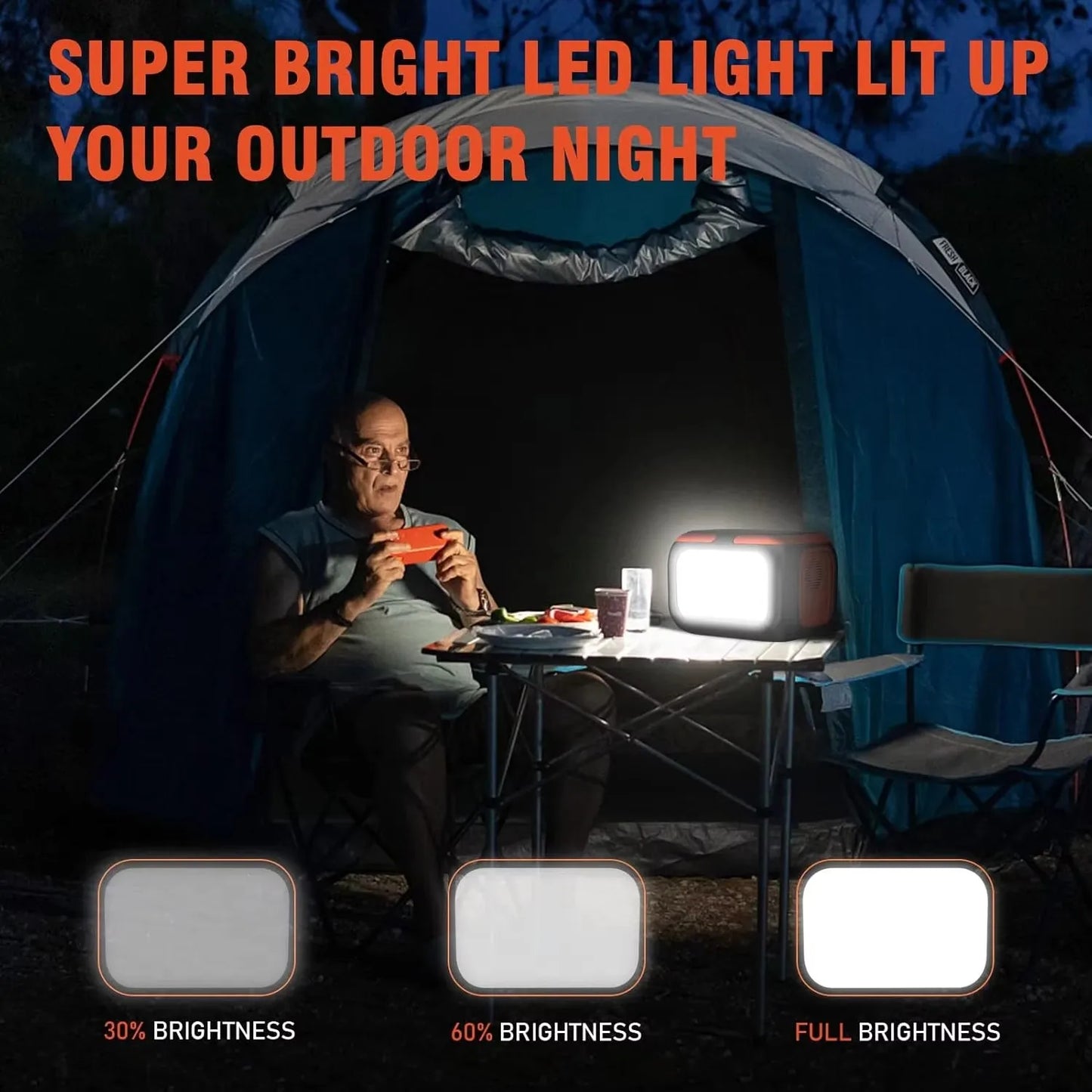Portable Power Station 600W Outdoor Charging Solar Generator 135200mAh for Mobile Phone Laptop Camping