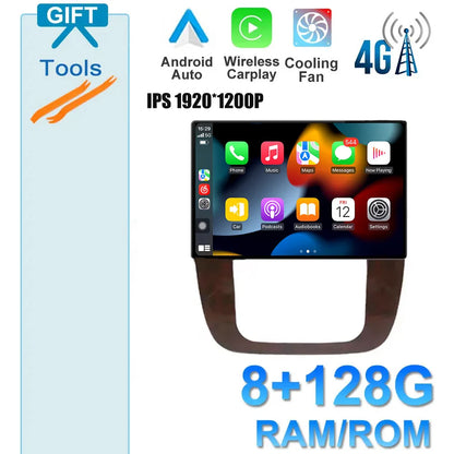 Android 14 Car Radio For GMC Yukon Chevrolet Tahoe Suburban 2008 - 2012 13.1Inch Screen GPS Navigation Wireless Carplay 4G WIFI