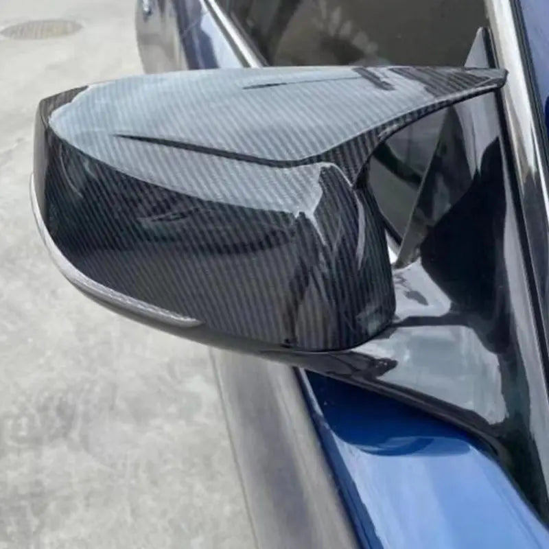 New M Style 2x Car Side Mirror Cover Cap Replacement Car Rearview Mirror Shell Case For Infiniti Q50 Q60 QX30 Q70 2014-2021