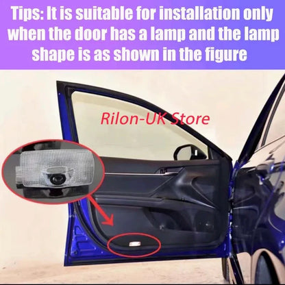 For Lexus ES 200 RX 300 LS LX UX IS GX GS LM RC LC LED Car Door Welcome Shadow Logo Light Ghost Decorative Laser Projection Lamp
