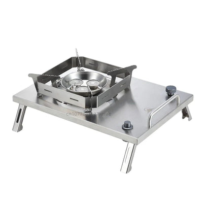 Outdoor stove IGT table gas stove, portable folding stove, multifunctional high-power high flame stove for camping and travel