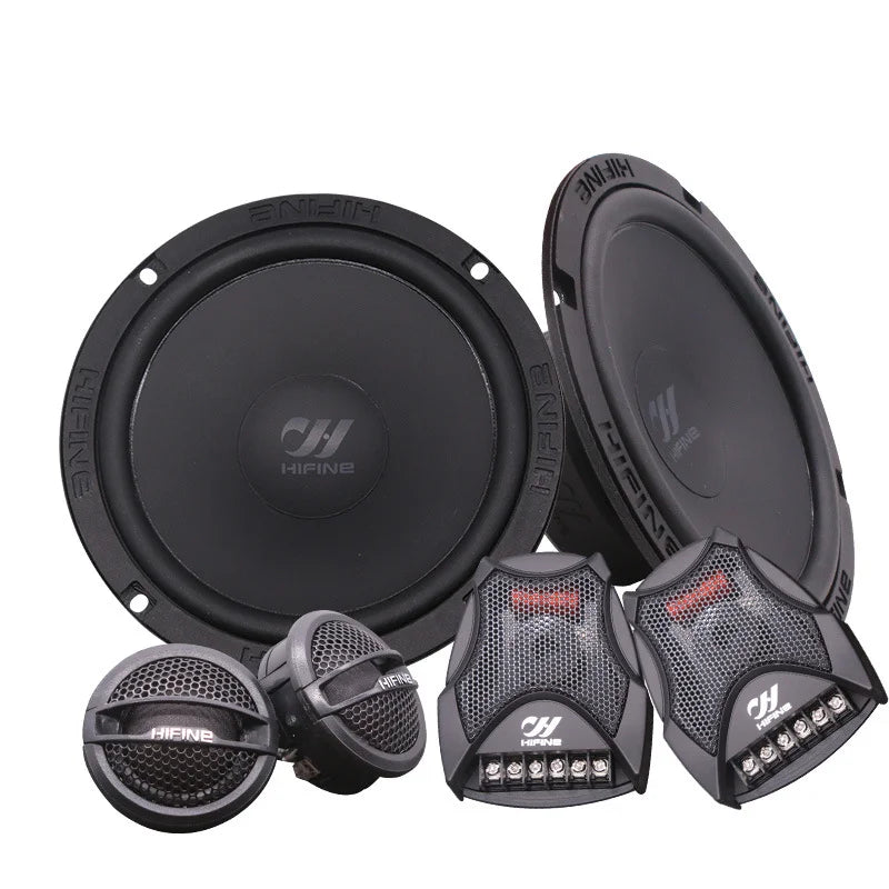 6.5 Inch Two Way Speaker Car Speaker Set 4 Ohms RMS 60W MAX 250W High Quality Car Audio Universal Modification Car Speaker Kit