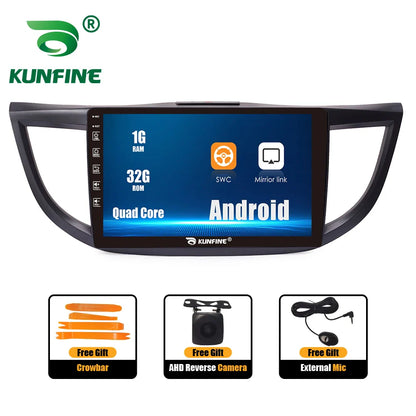 10.33 Inch Car Radio For Honda CRV 2012-2016 2Din Android Octa Core Car Stereo DVD GPS Navigation Player QLED Screen Carplay