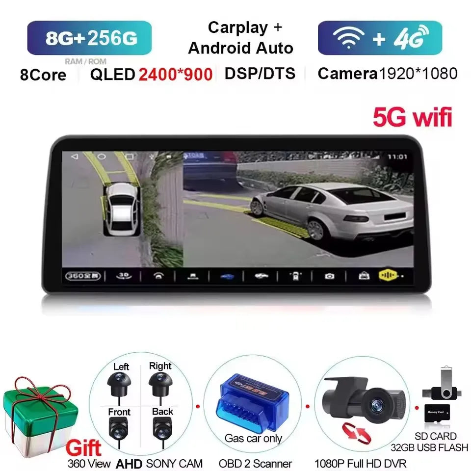 For Honda Accord 8 Spirior /Acura Tsx 2009 2020-2013 Car Radio Multimedia Player GPS Navi Auto Carplay Stereo Android 14 Screen