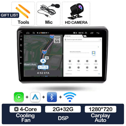 Android 15 Car Radio For Dodge Dart 2012 - 2016 BT Head Unit 4G WIFI Qualcomm GPS NAVI 2DIN Multimedia Video Player QLED LTE 5G