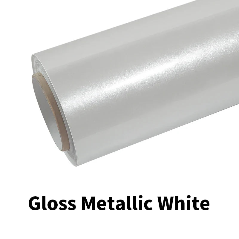 ZHUAIYA Gloss Metallic RED Vinyl Wrap film wrapping film bright 152*18m roll quality Warranty covering film voiture